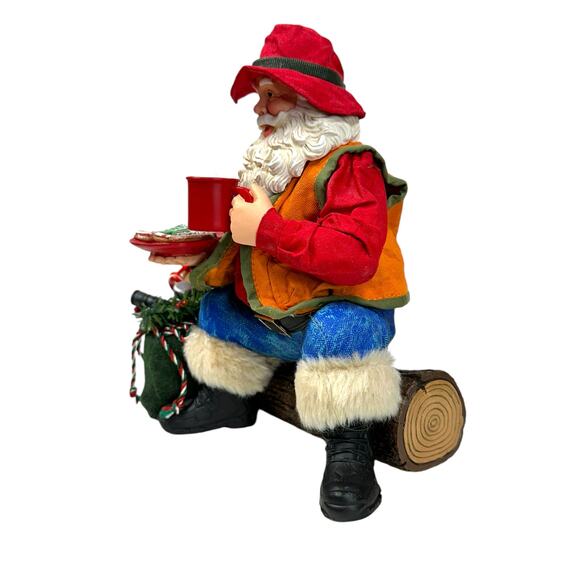 Dept 56 Possible Dreams Clothtique Santa-BASE CAMP with Lighted Campfire OBI! - Picture 9 of 16